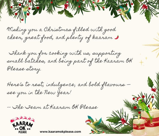 Our First Year at Kaaram OK Please: A Little Heat, A Lot of Heart 🌶️