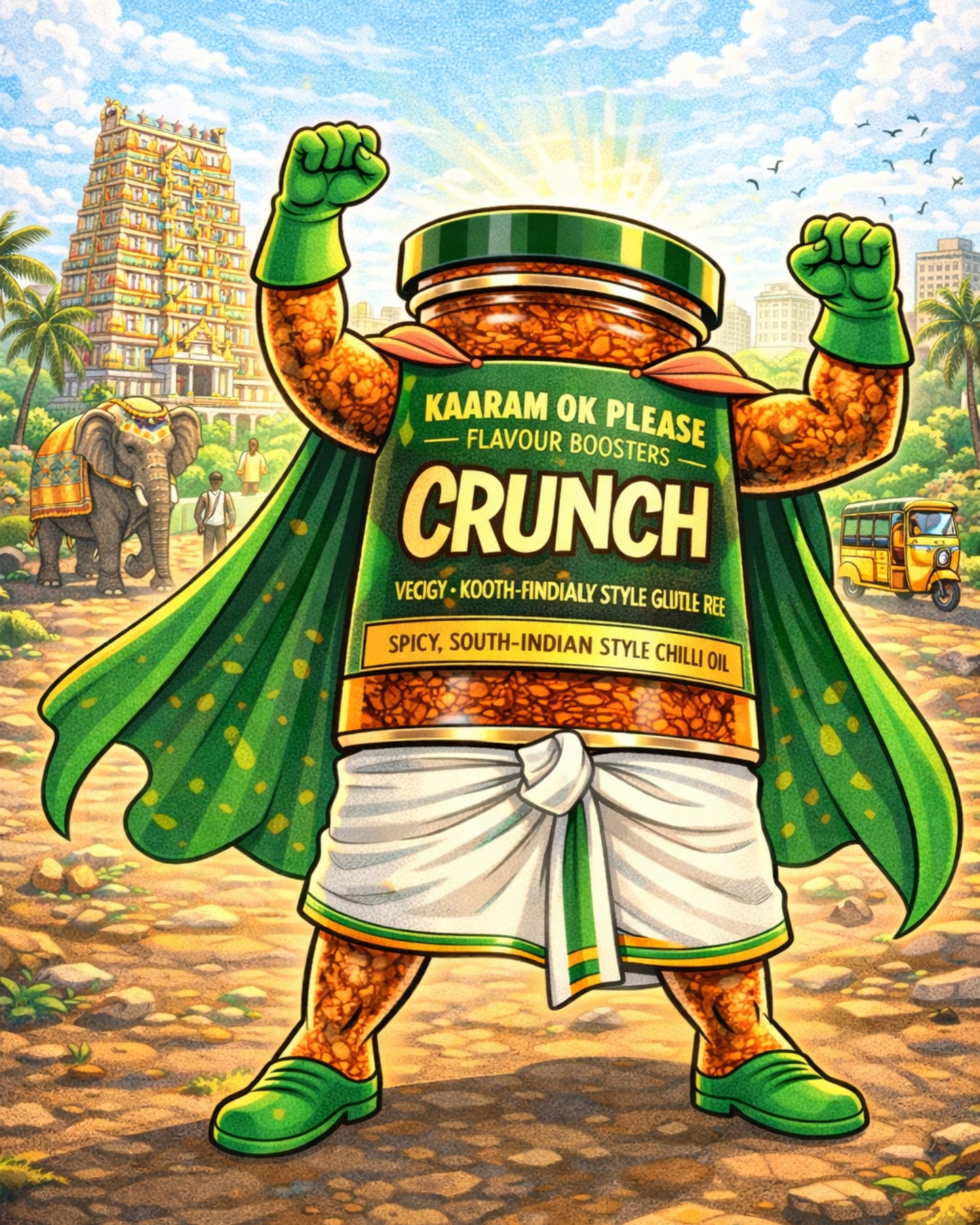 CRUNCH (180gm / Oil)