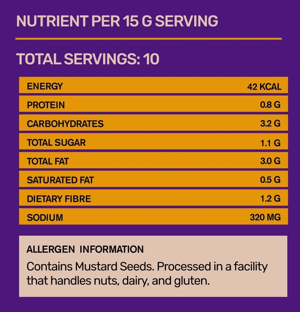 Delta Tang - Nutritional Information & Ingredients